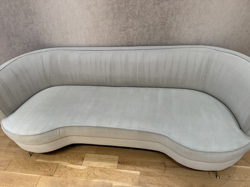 The same sofa after professional upholstery cleaning by Dr Carpet